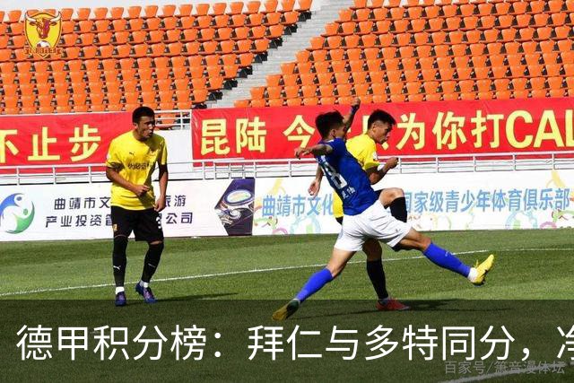德甲积分榜：拜仁与多特同分，净胜球优势排第一